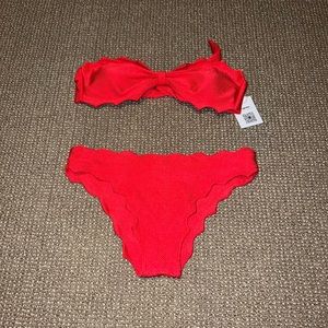 CUPSHE | Red Bikini